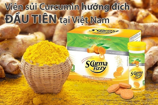 SCurma Fizzy là sản phẩm viên sủi Nano Curcumin đầu tiên tại Việt Nam