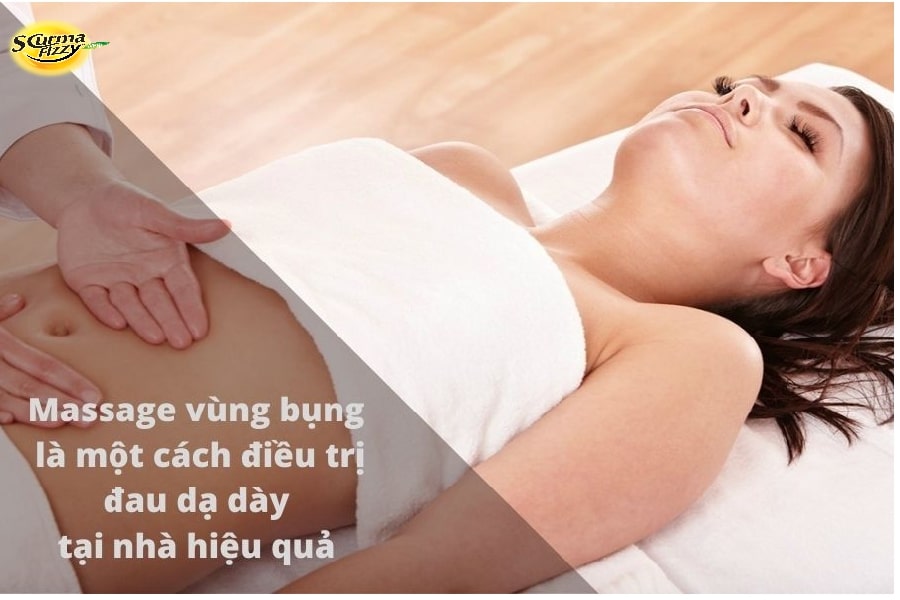 massage vùng bụng