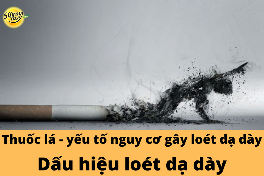 Hút thuốc lá là nguyên nhân gây loét dạ dày