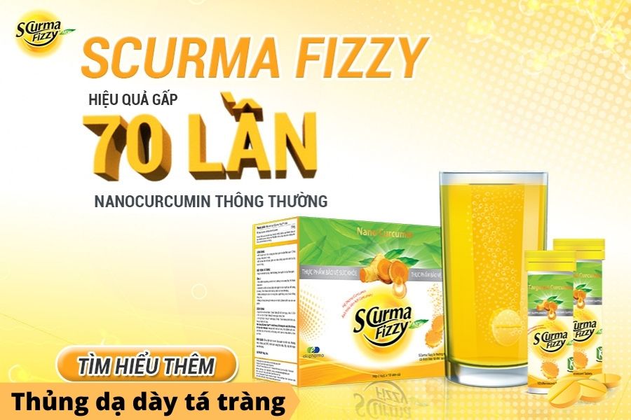 Scurma Fizzy cải thiện thủng dạ dày tá tràng