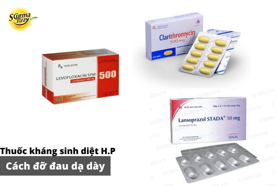 Thuốc kháng sinh diệt HP - nguyên nhân gây loét và các cơn đau dạ dày