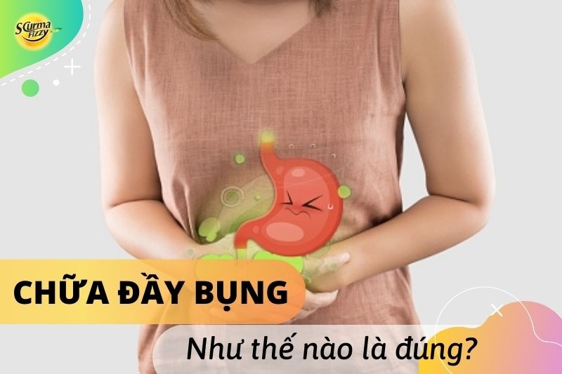 bìa ảnh chữa đầy bụng