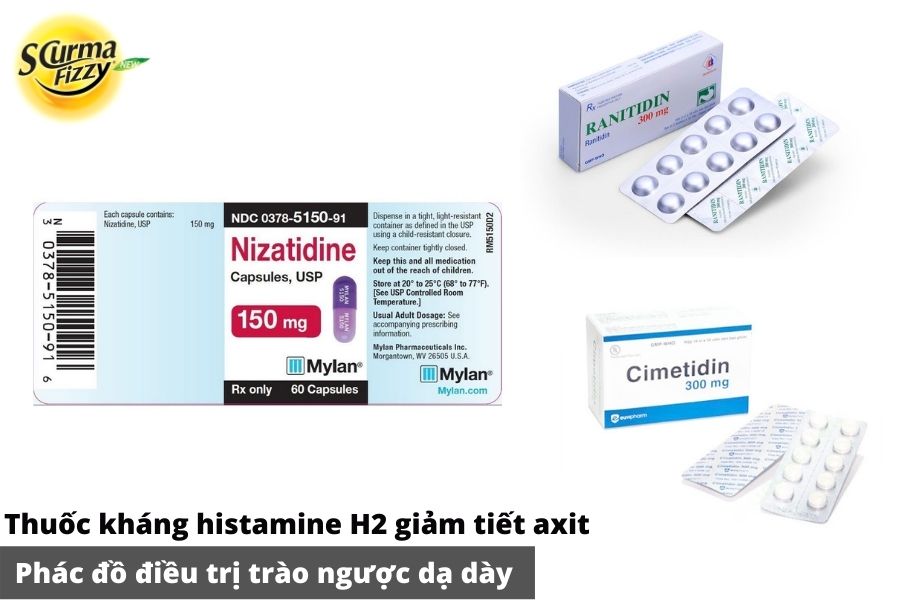 thuốc kháng histamin điều trị trào ngược
