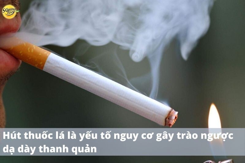 Hút thuốc lá có thể dẫn đến LPR