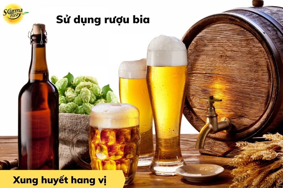 Sử dụng rượu bia là nguyên nhân xung huyết hang vị