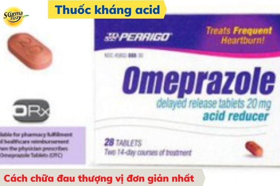 Thuốc kháng acid trong điều trị đau thượng vị