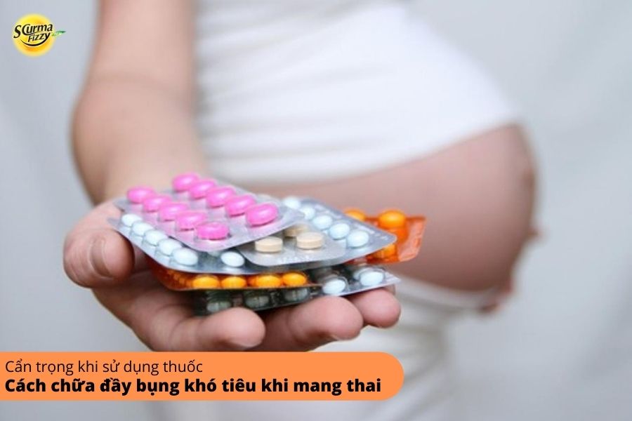 Các thuốc OTC là lựa chọn cuối cùng cho cách chữa đầy bụng khó tiêu khi mang thai