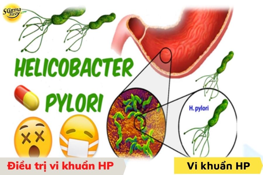 Vi khuẩn HP xâm nhập vào dạ dày