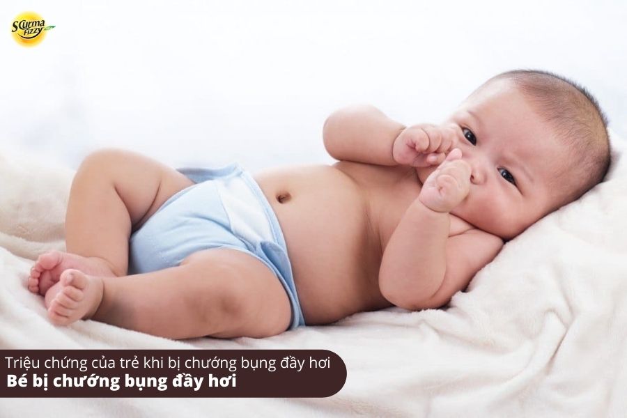 Những triệu chứng thường thấy ở bé bị chướng bụng đầy hơi